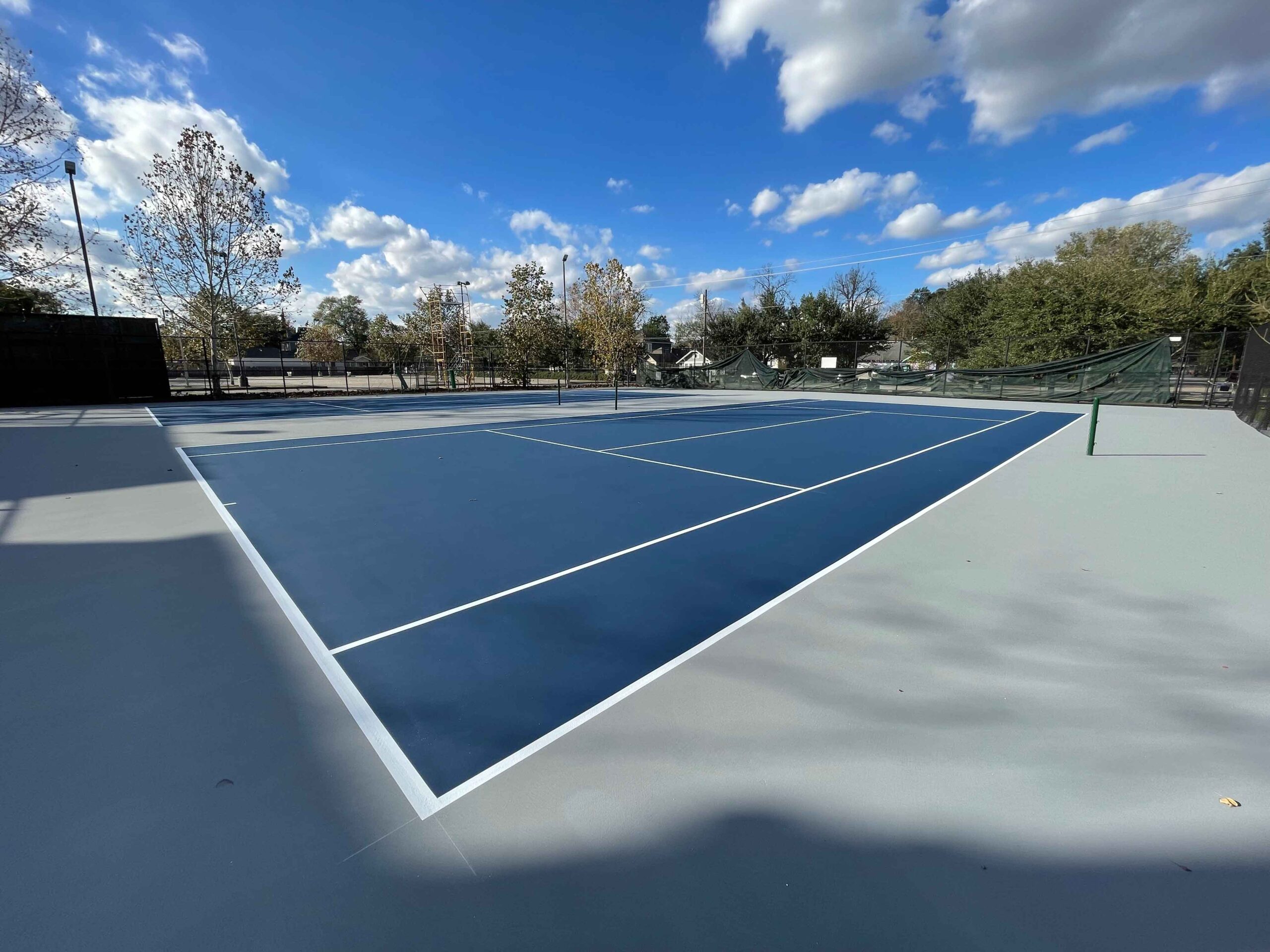 Tennis Court in Tomball by Aguilar Athletics