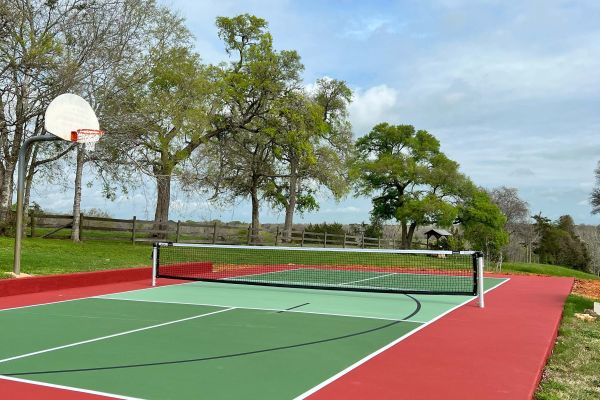 Starhill Farms Tennis Court Construction by Aguilar Athletics