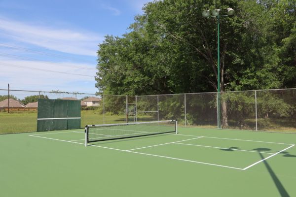 Austin Pickleball Court Construction by Aguilar Athletics