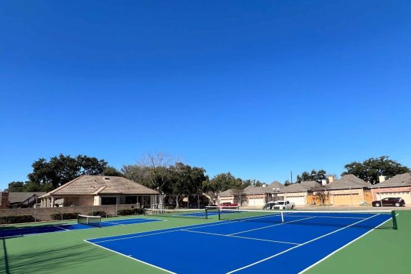 Tennis Courts in Dallas by Aguilar Athletics
